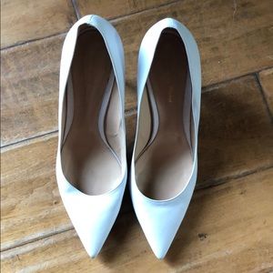 Gianvito Rossi Milano White Stiletto Pump